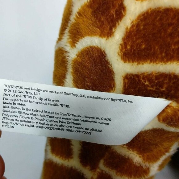 Toys R Us Geoffrey The Giraffe Standing Plush Stuffed Animal 2012 21.5" - Picture 6 of 6